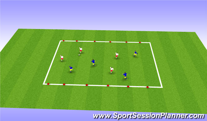 Football/Soccer Session Plan Drill (Colour): Screen 4
