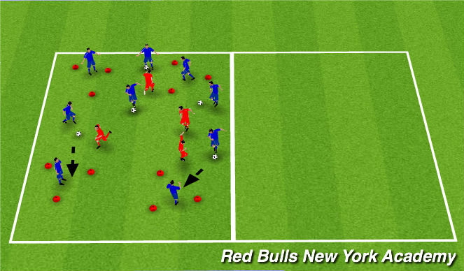 Football/Soccer Session Plan Drill (Colour): Screen 1
