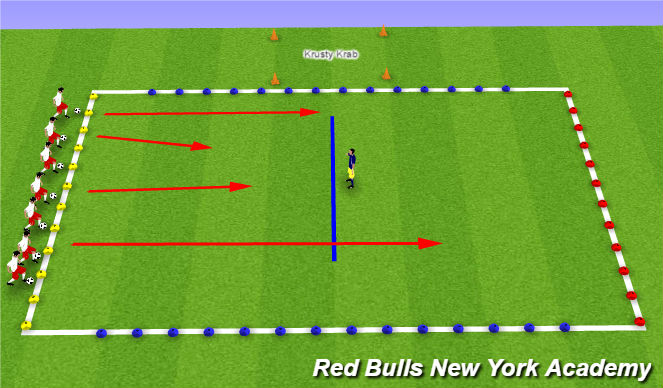 Football/Soccer Session Plan Drill (Colour): Spongebob Squarepants
