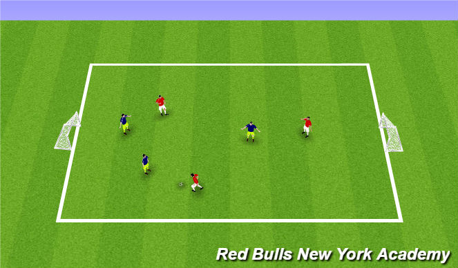 Football/Soccer Session Plan Drill (Colour): Tournament