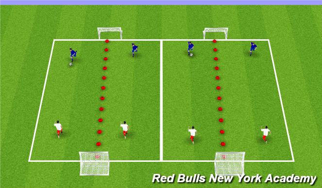 Football/Soccer Session Plan Drill (Colour): Main theme