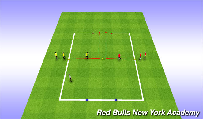 Football/Soccer Session Plan Drill (Colour): SAQ Race