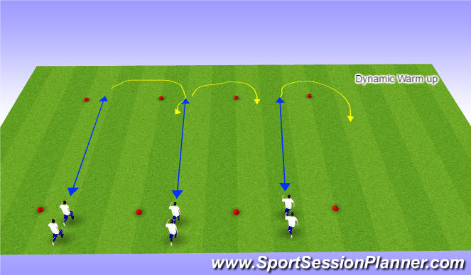 Football/Soccer Session Plan Drill (Colour): Screen 1
