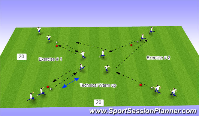 Football/Soccer Session Plan Drill (Colour): Screen 5