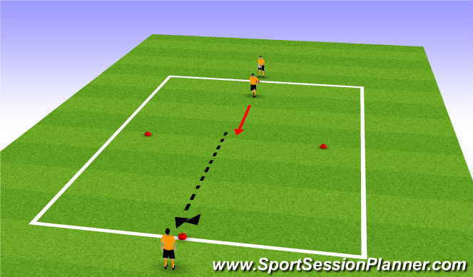 Football/Soccer Session Plan Drill (Colour): 3