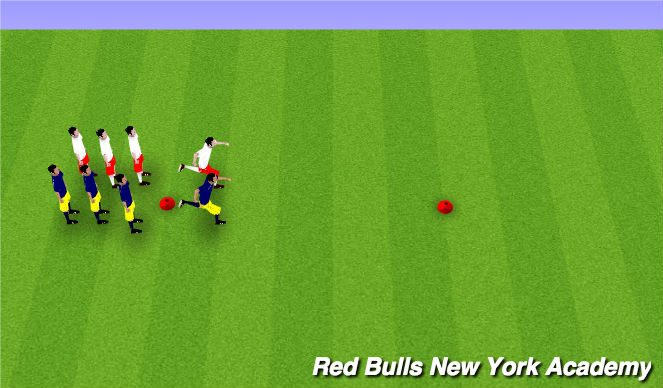 Football/Soccer Session Plan Drill (Colour): Warm-Up