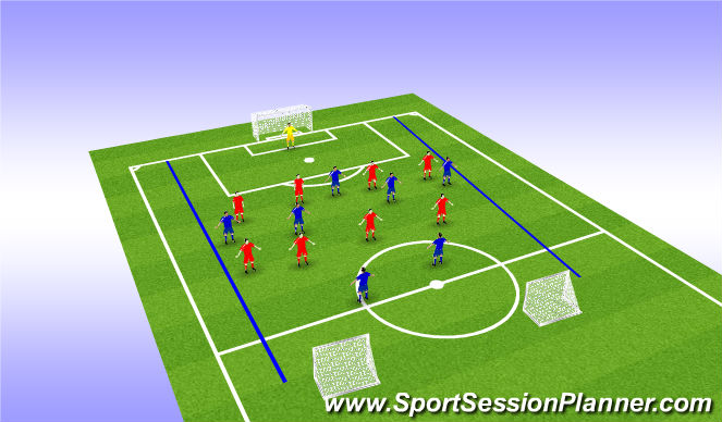 Football/Soccer Session Plan Drill (Colour): Screen 4