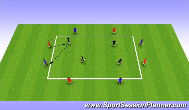 Football/Soccer Session Plan Drill (Colour): Screen 2