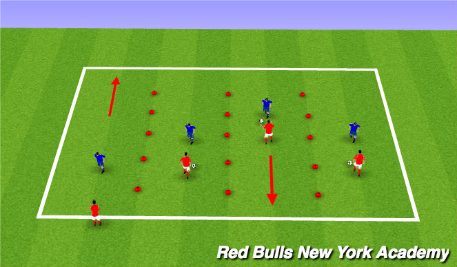 Football/Soccer Session Plan Drill (Colour): Main Theme