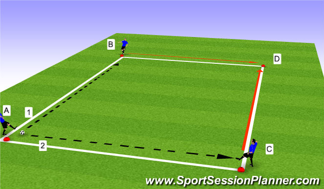 Football/Soccer Session Plan Drill (Colour): Screen 1