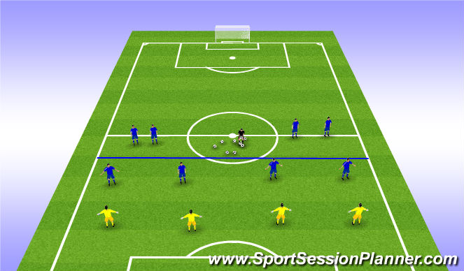 Football/Soccer Session Plan Drill (Colour): Screen 2