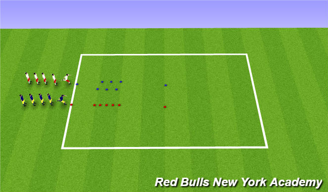 Football/Soccer Session Plan Drill (Colour): SAQ
