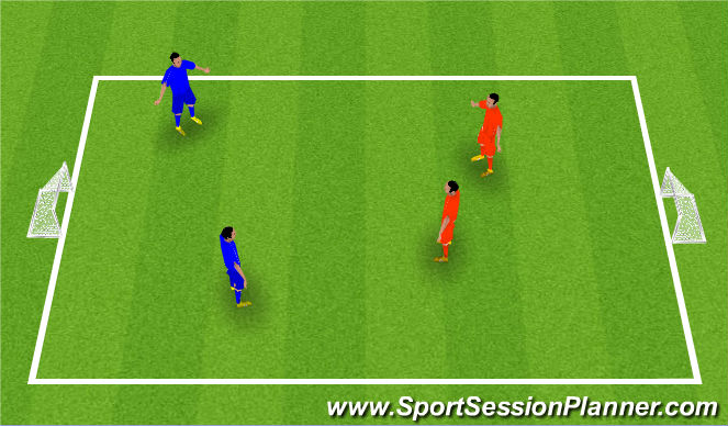 Football/Soccer Session Plan Drill (Colour): Pana