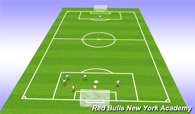 Football/Soccer Session Plan Drill (Colour): Fun Dynamic stretches
