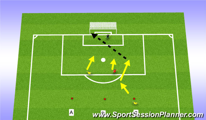 Football/Soccer Session Plan Drill (Colour): C