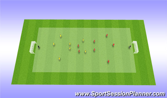 Football/Soccer Session Plan Drill (Colour): Light game
