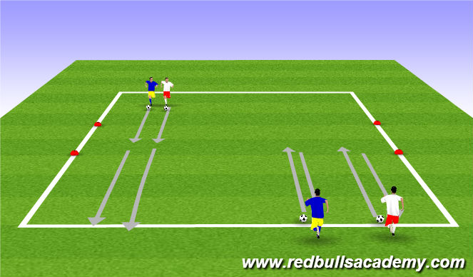 Football/Soccer Session Plan Drill (Colour): Main Theme