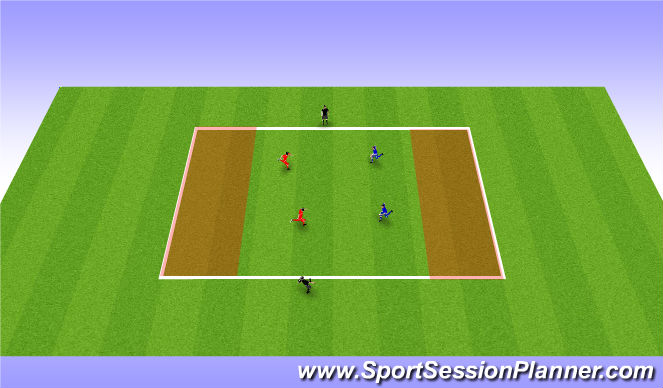 Football/Soccer Session Plan Drill (Colour): Skill