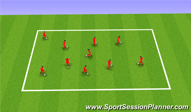 Football/Soccer Session Plan Drill (Colour): Dont Use alone - Couple with Warm up