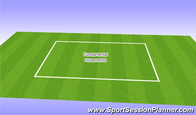 Football/Soccer Session Plan Drill (Colour): Physical - Movement Fundamentals
