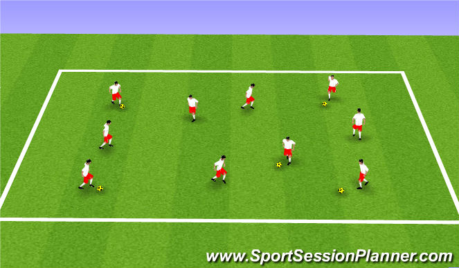Football/Soccer: Pre-Match Warm Up (Animation) (Warm-ups, Academy Sessions)