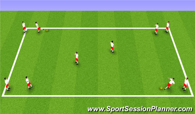 Football/Soccer Session Plan Drill (Colour): Phase 3
