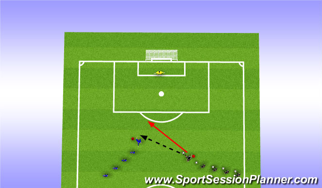 Football/Soccer Session Plan Drill (Colour): Screen 1