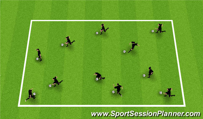 Football/Soccer Session Plan Drill (Colour): Screen 2