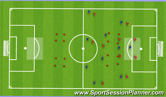 Football/Soccer Session Plan Drill (Colour): training game