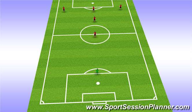 Fútbol Ejercicio del Plan de Sesiones (Color): When Attacking