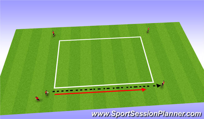 Football/Soccer Session Plan Drill (Colour): Dutch Diamond