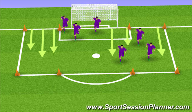 Football/Soccer Session Plan Drill (Colour): Screen 2