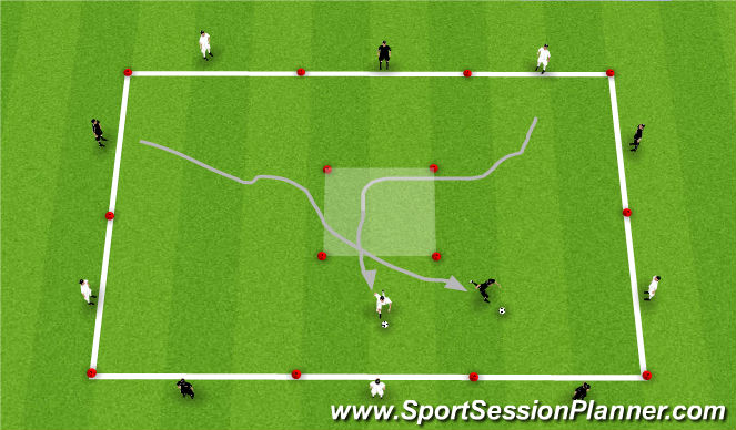 Football/Soccer: Running with the ball (Technical: Dribbling and RWB ...