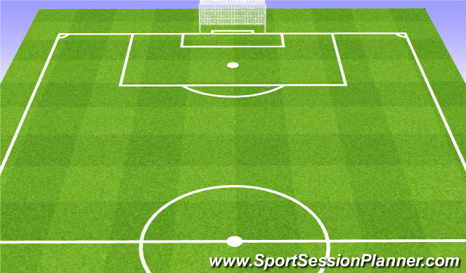 Football/Soccer Session Plan Drill (Colour): Warm Up