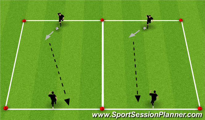 Football/Soccer Session Plan Drill (Colour): Shooting Wars