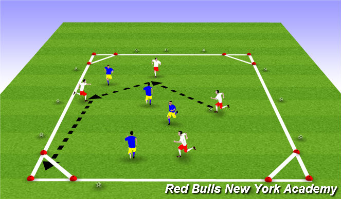 Football/Soccer Session Plan Drill (Colour): Main Theme