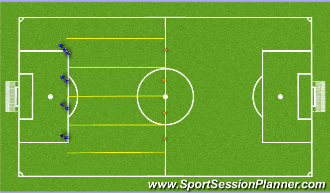 Football/Soccer Session Plan Drill (Colour): Animation 1