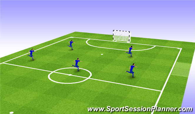 Futsal Session Plan Drill (Colour): Scrimmage