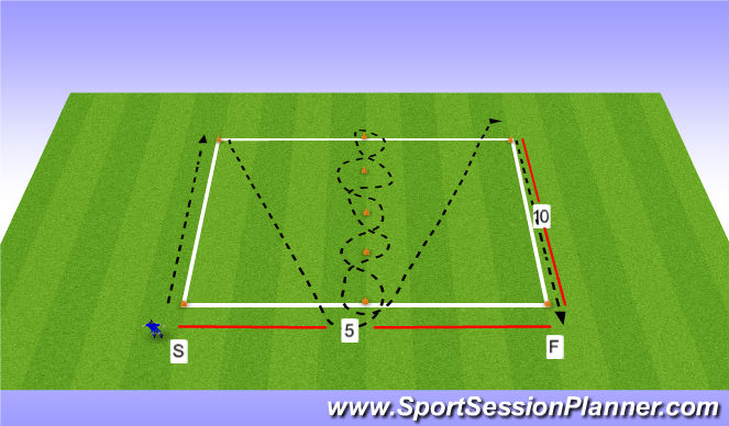 Football/Soccer Session Plan Drill (Colour): Screen 1
