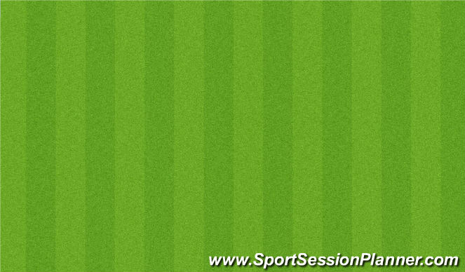 Football/Soccer Session Plan Drill (Colour): Stage 1 (Warm Up)