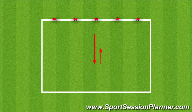 Football/Soccer Session Plan Drill (Colour): Cool Down