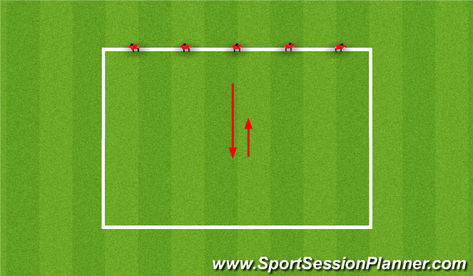 Football/Soccer Session Plan Drill (Colour): Cool Down