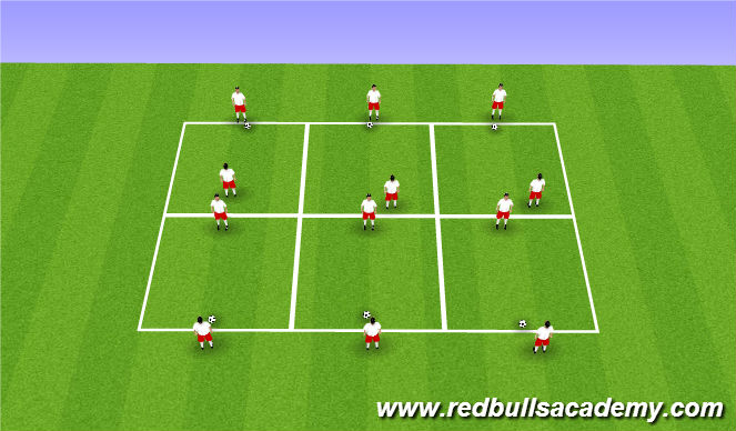 Football/Soccer Session Plan Drill (Colour): Screen 4