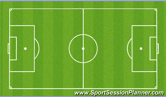 Football/Soccer Session Plan Drill (Colour): Game