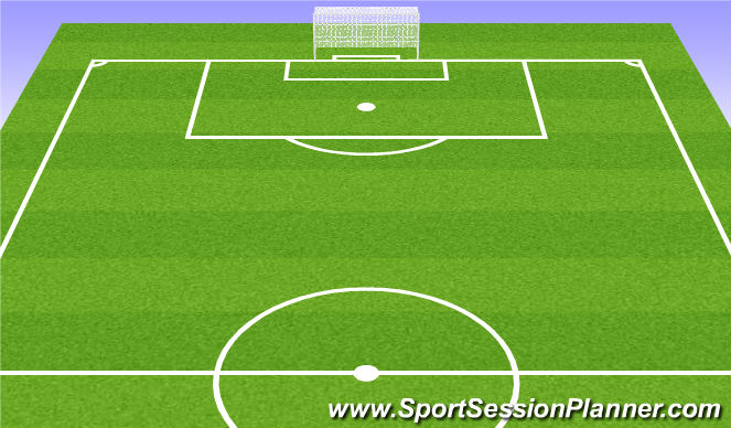Football/Soccer Session Plan Drill (Colour): Cool Down