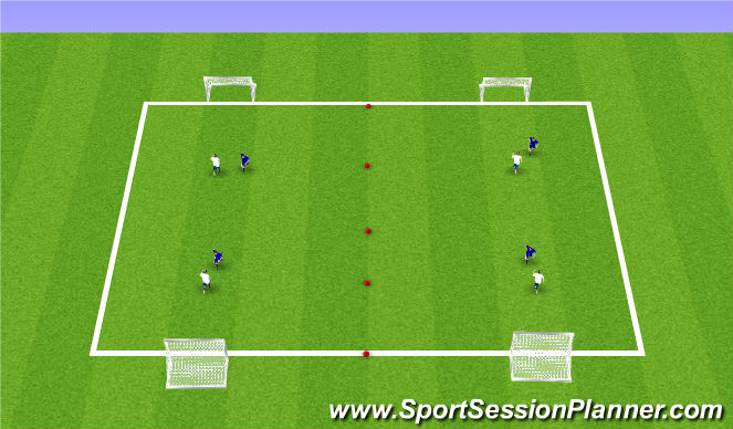 Fútbol Ejercicio del Plan de Sesiones (Color): Stage 4