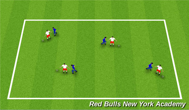 Football/Soccer Session Plan Drill (Colour): Main Theme