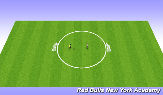 Football/Soccer Session Plan Drill (Colour): Nutmeg Game Warmup