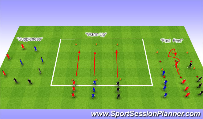 Football/Soccer Session Plan Drill (Colour): Screen 1