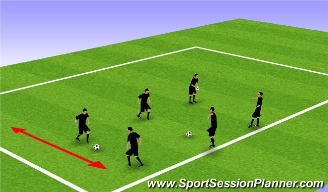 Football/Soccer Session Plan Drill (Colour): Main Theme III